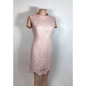 STELLA LUCE Pink Lace Dress Womens Large